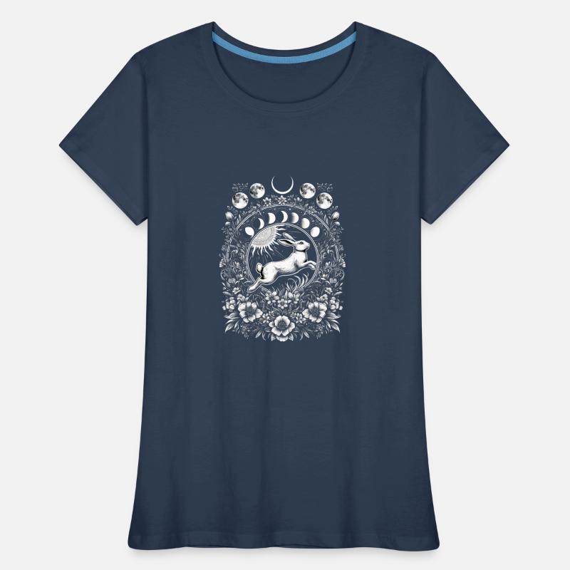 Easter Ostara Eostre Pagan Spring Hare Women's Premium Organic T-Shirt
