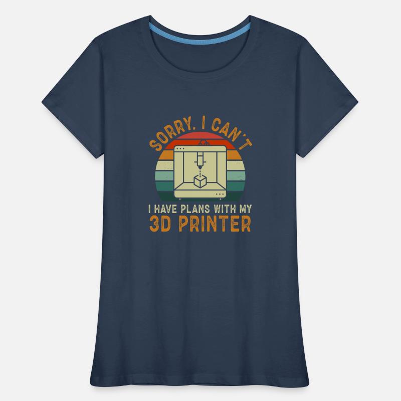 3D Printer 3D Printing Women's Premium Organic T-Shirt
