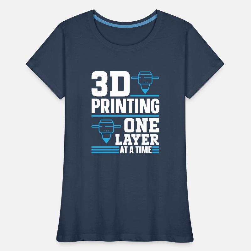 3D Printer 3D Printing Women's Premium Organic T-Shirt
