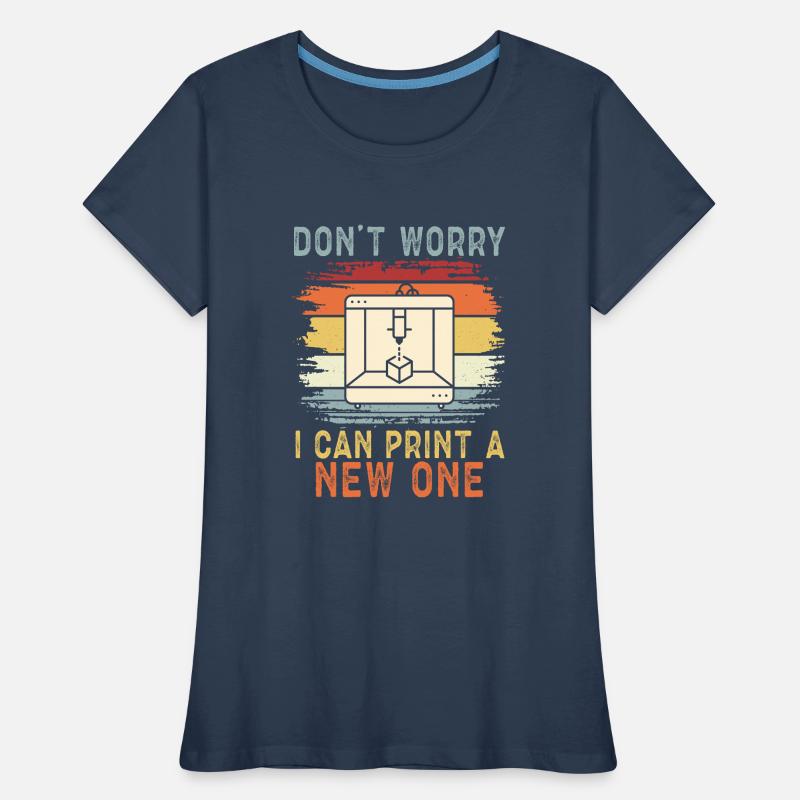3D Printer 3D Printing Women's Premium Organic T-Shirt