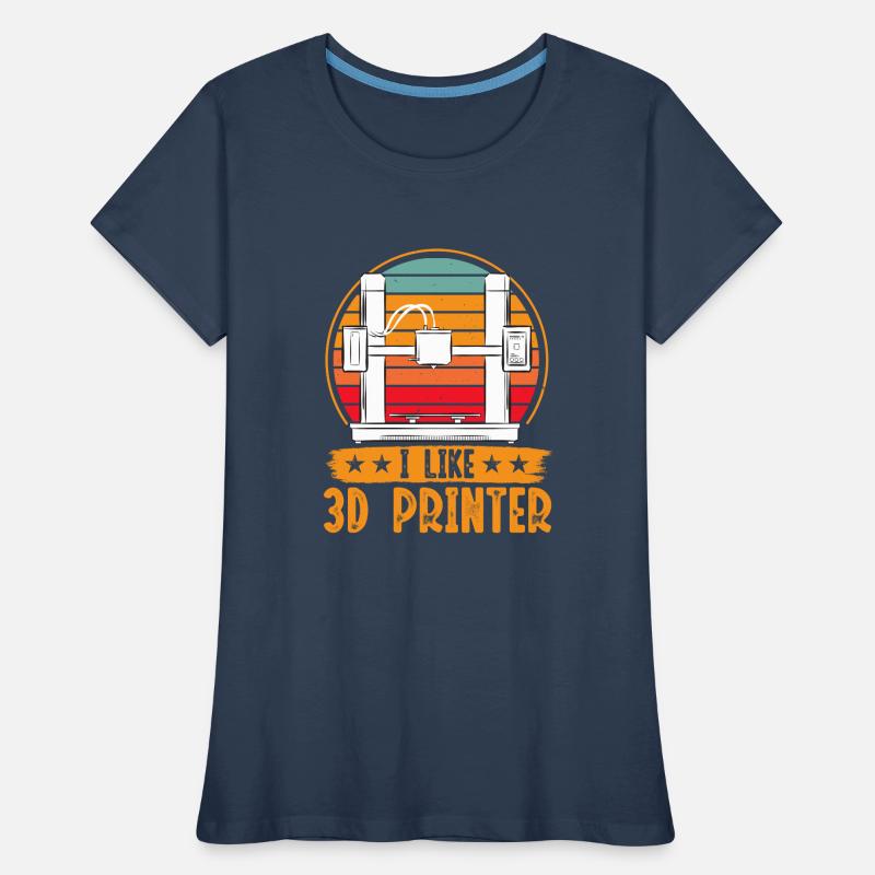 3D Printer 3D Printing Women's Premium Organic T-Shirt