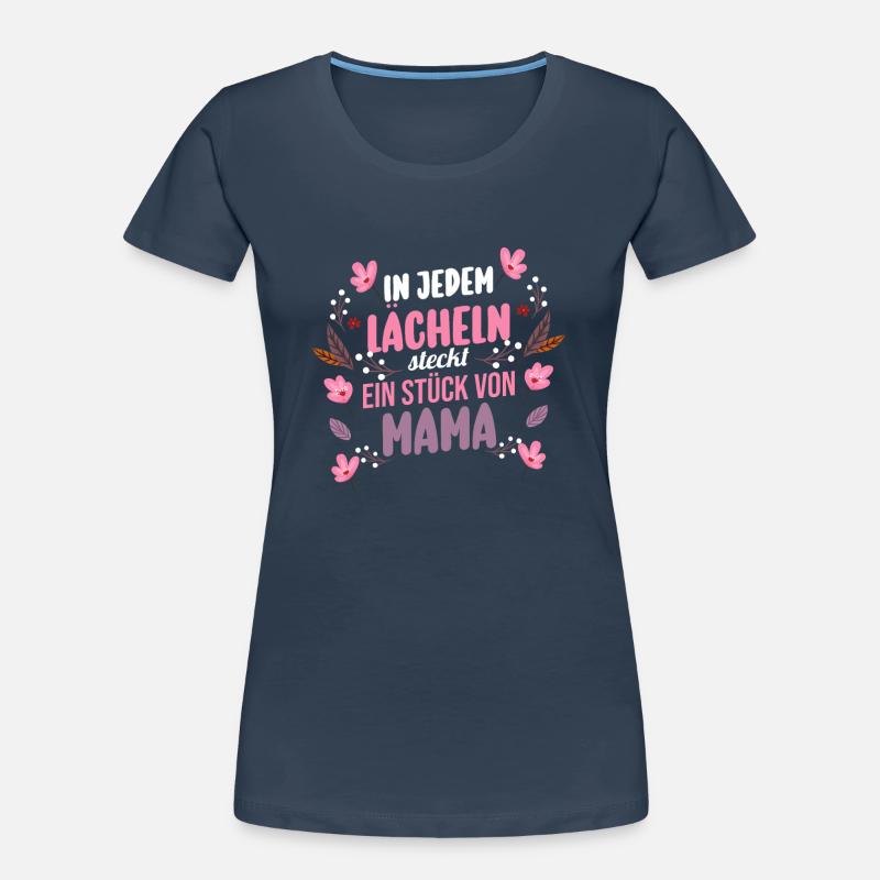 Mutter Muttertag Mama - Frauen Premium Bio T-Shirt - Navy
