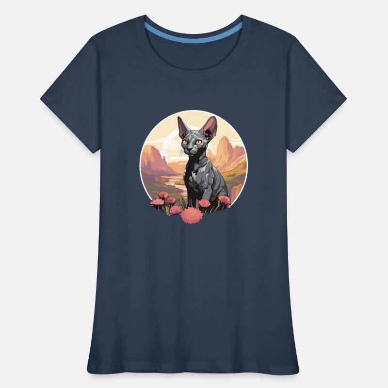 Cornish Rex Kitten Cornish Rex Cat Women's Premium Organic T-Shirt