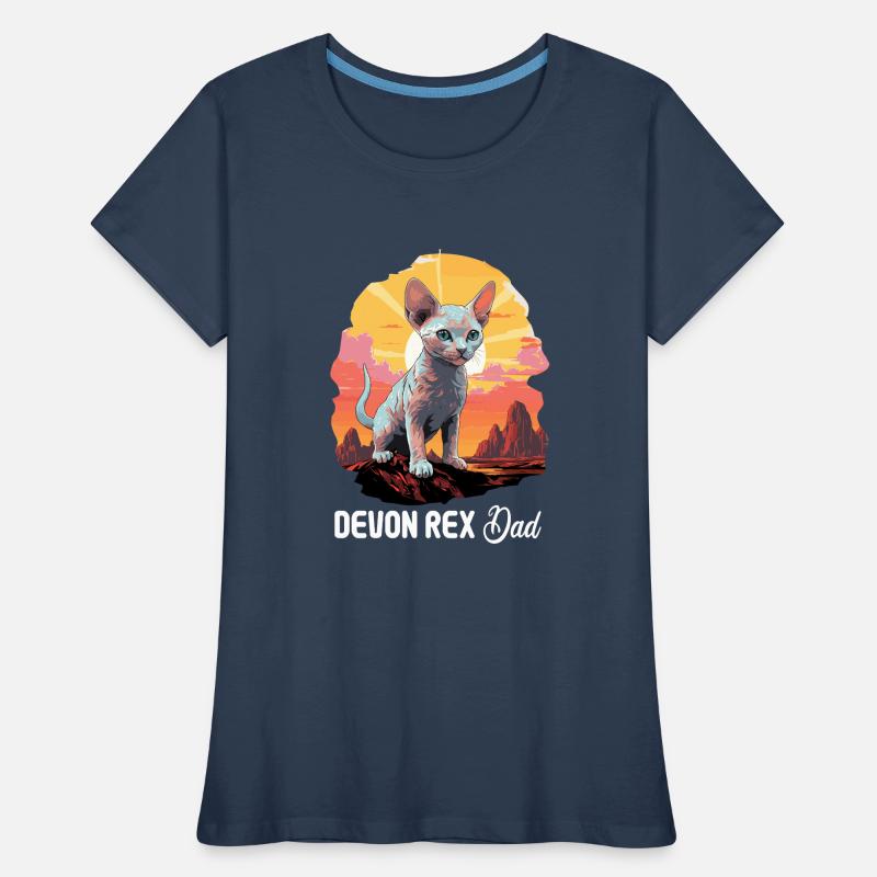 Chaton Devon Rex Chat Devon Rex T-shirt bio Premium Femme