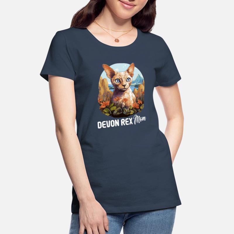Chaton Devon Rex Chat Devon Rex T-shirt bio Premium Femme