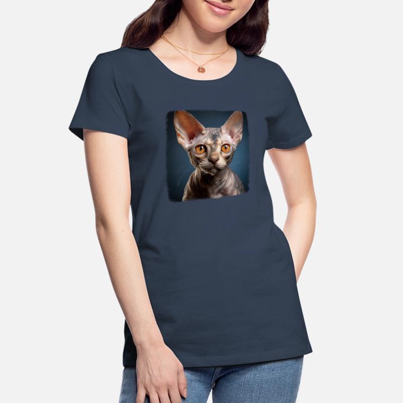 Chaton Devon Rex Chat Devon Rex T-shirt bio Premium Femme