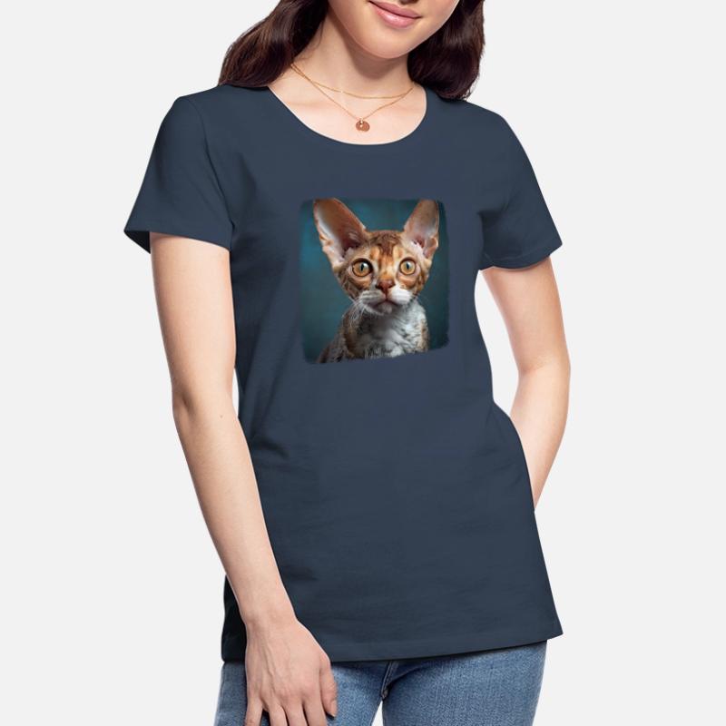 Chaton Devon Rex Chat Devon Rex T-shirt bio Premium Femme