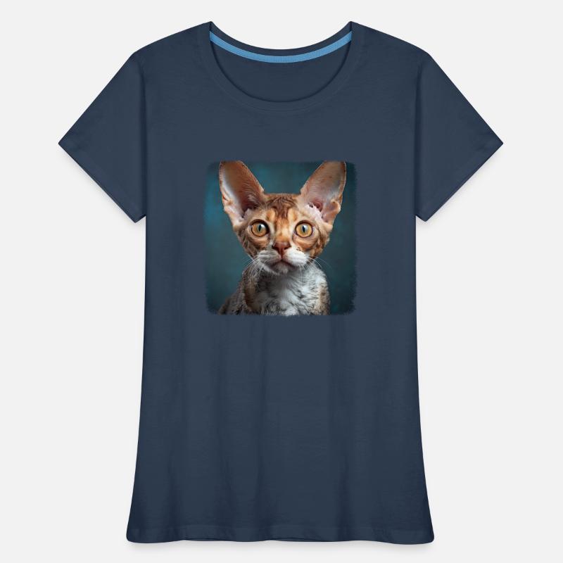 Chaton Devon Rex Chat Devon Rex T-shirt bio Premium Femme