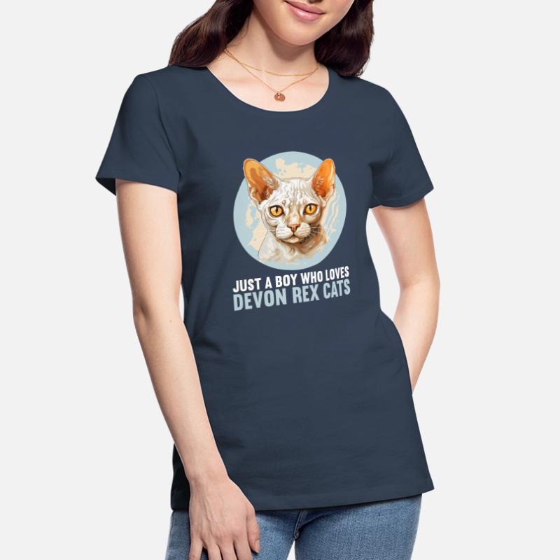 Chaton Devon Rex Chat Devon Rex T-shirt bio Premium Femme