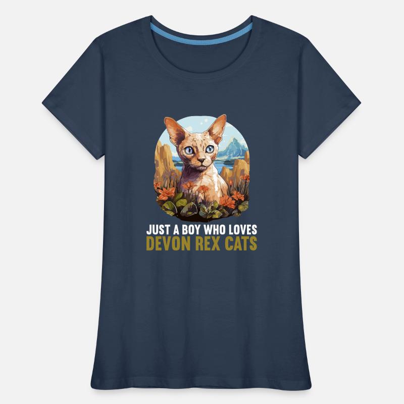 Chaton Devon Rex Chat Devon Rex T-shirt bio Premium Femme