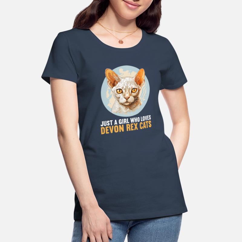 Chaton Devon Rex Chat Devon Rex T-shirt bio Premium Femme