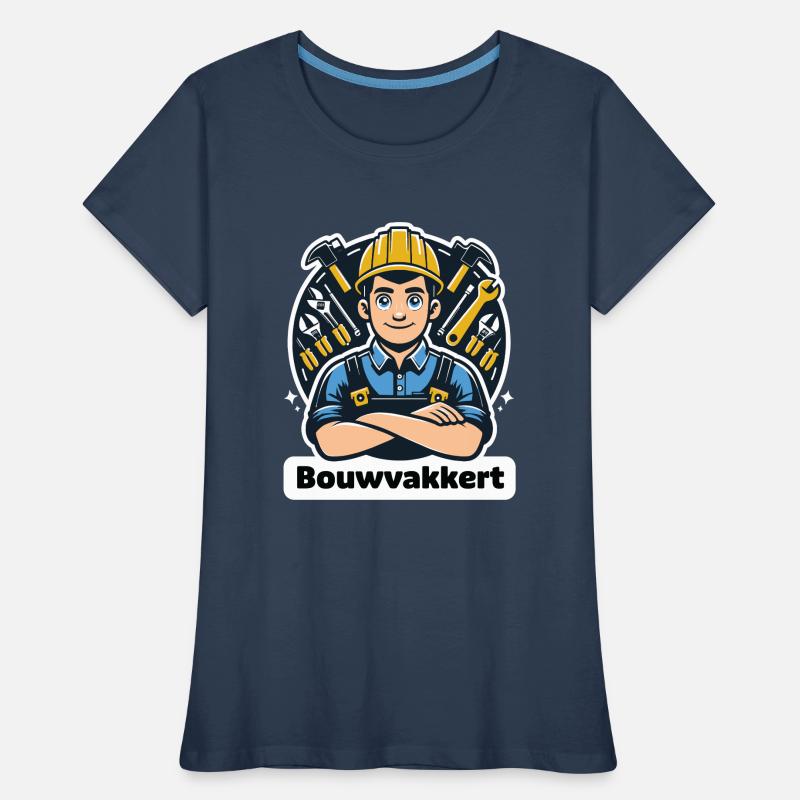 Construction worker Women's Premium Organic T-Shirt