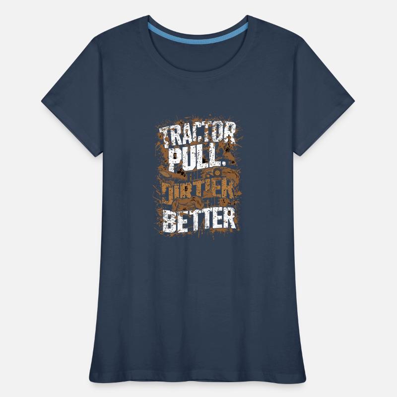 Tractor Pulling Tractor Pulling Tractor Power Farm Women's Premium Organic T-Shirt
