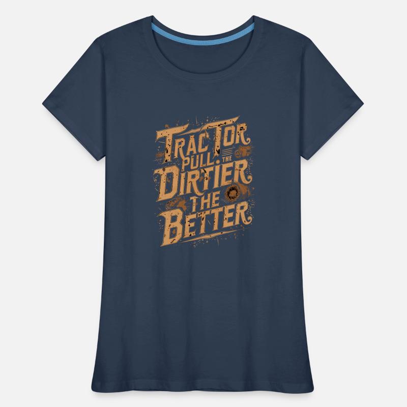 Tractor Pulling Tractor Pulling Tractor Power Farm Women's Premium Organic T-Shirt