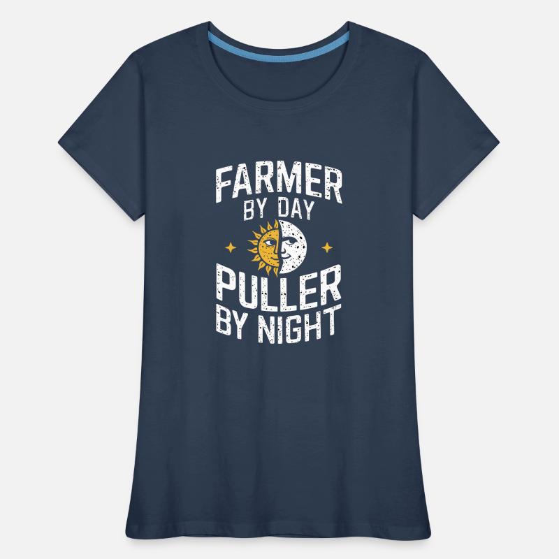 Tractor Pulling Tractor Pulling Tractor Power Farm Women's Premium Organic T-Shirt