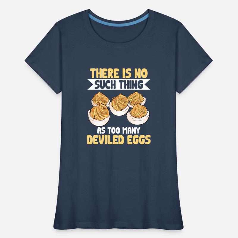 Stuffed Eggs Deviled Eggs Women's Premium Organic T-Shirt