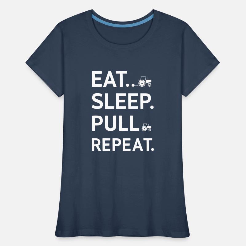 Tractor Pulling Tractor Pulling Tractor Power Farm Women's Premium Organic T-Shirt