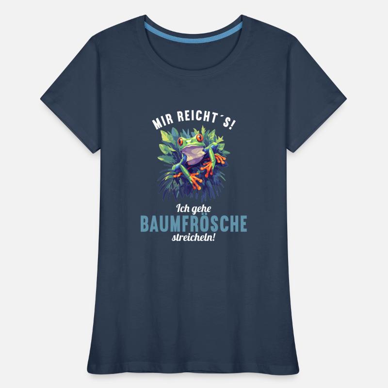 Rainette Baumfrösche Baumfrosch T-shirt bio Premium Femme