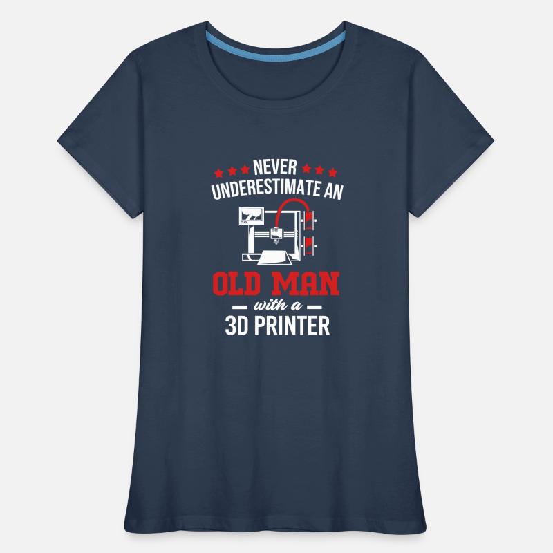 Impression 3D Impression Prototype T-shirt bio Premium Femme