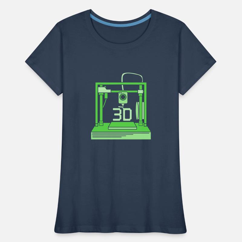 Impression 3D Impression Prototype T-shirt bio Premium Femme