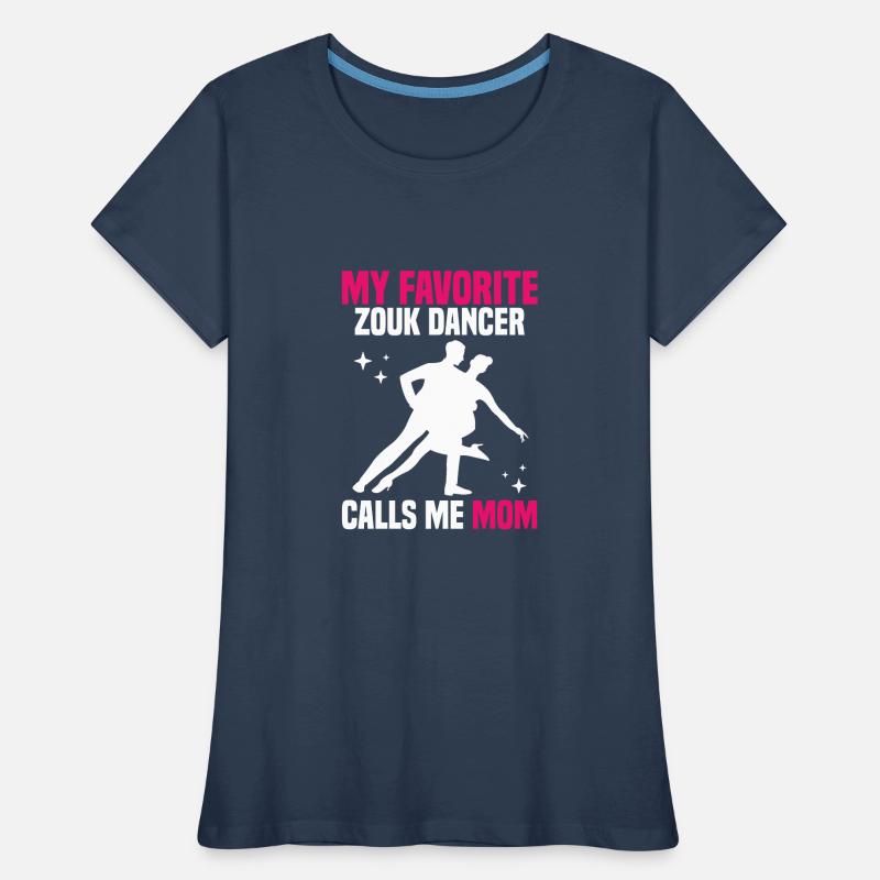 Zouk - Danse avec un danseur de Zouk par Zouk Teacher T-shirt bio Premium Femme