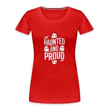 Ghost Bait Halloween Parapsychology Paranormal - Women's Premium Organic T-Shirt - navy - Front - Mia (176cm)