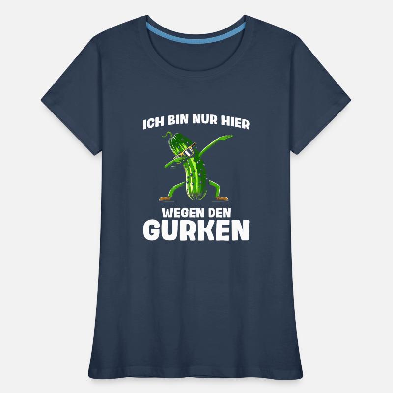 À cause des concombres concombre cornichon concombre amateurs de concombre T-shirt bio Premium Femme