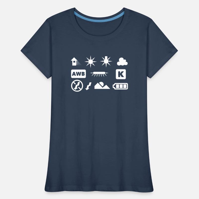 Camera Function Image Photography Women's Premium Organic T-Shirt