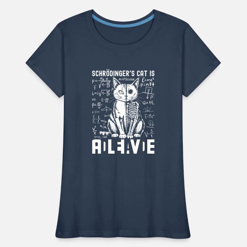 Schrödinger's Cat Dead and Alive Women's Premium Organic T-Shirt