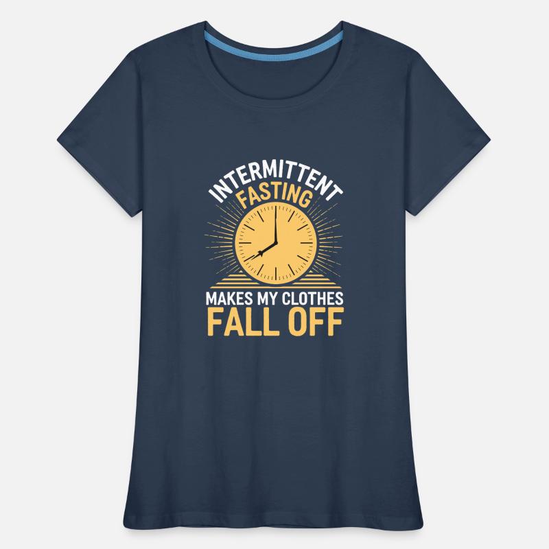 Intervallfasten Intermittierendes Fasten Frauen Premium Bio T-Shirt