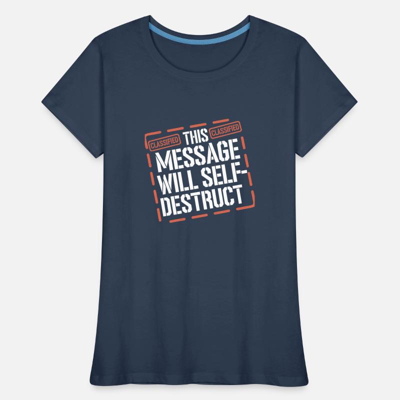 Retro Cryptography Spy Codebratenspionage Frauen Premium Bio T-Shirt
