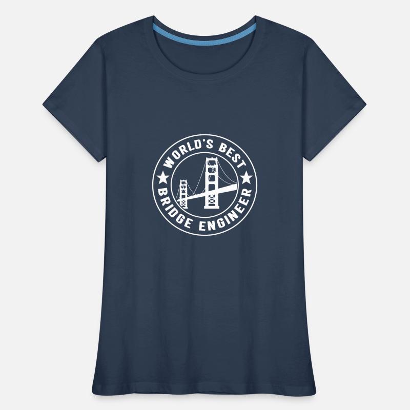 Bridge Engineer Bridge Construction Women's Premium Organic T-Shirt