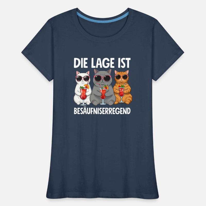 Die Lage Ist Besäufniserregend Frauen Premium Bio T-Shirt