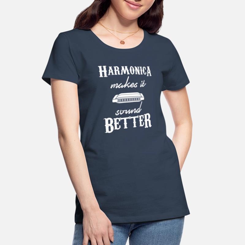 harmonica - harmonica player - harmonica Women's Premium Organic T-Shirt