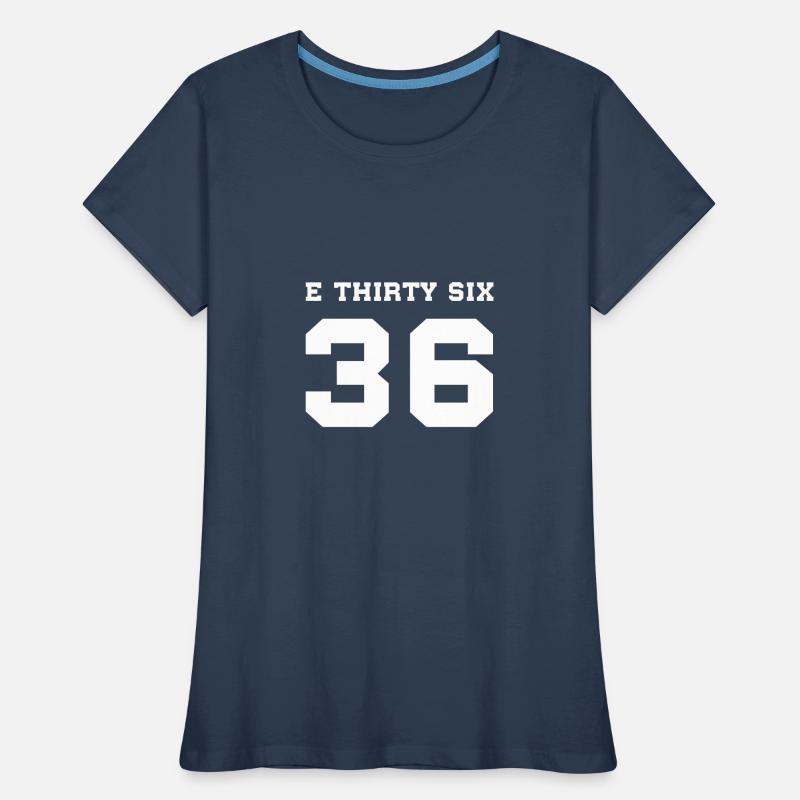 E36 E THIRTY SIX White Women's Premium Organic T-Shirt