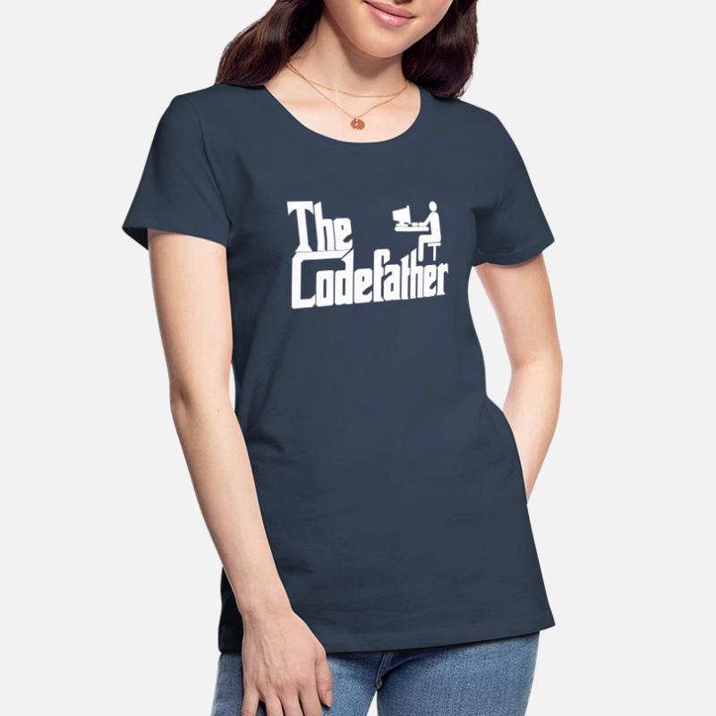 The Codefather Programmer PC Coding Gift Women's Premium Organic T-Shirt