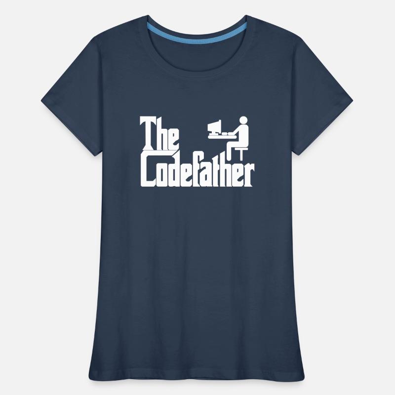 The Codefather Programmer PC Coding Gift Women's Premium Organic T-Shirt
