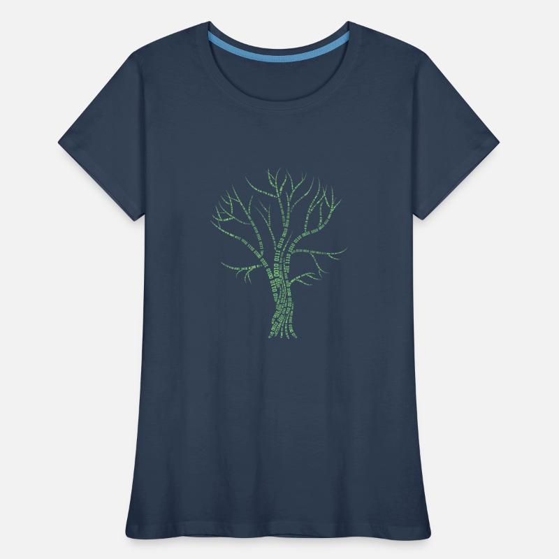 0 and 1 programmer binary code binary shirt Women's Premium Organic T-Shirt