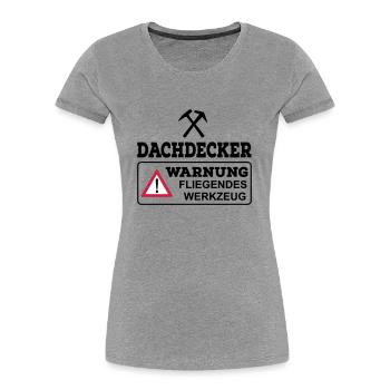 roofer - Women's Premium Organic T-Shirt - navy - Front - Mia (176cm)