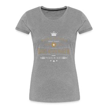 Bad Kissingen cooles Souvenir und witziges - Frauen Premium Bio T-Shirt - Navy - Vorne - Mia (176cm)