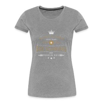 Bad Schandau cooles Souvenir und witziges Andenken - Frauen Premium Bio T-Shirt - Navy - Vorne - Mia (176cm)