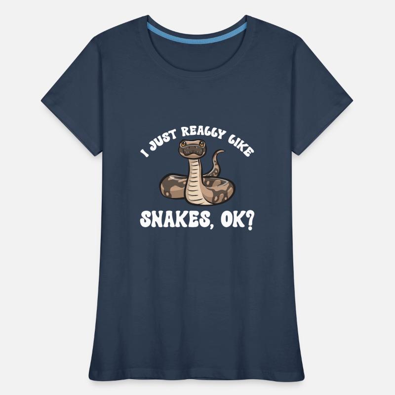 Ball Python Snake King Python Women's Premium Organic T-Shirt