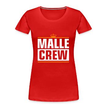 Malle Crew - Women's Premium Organic T-Shirt - navy - Front - Mia (176cm)