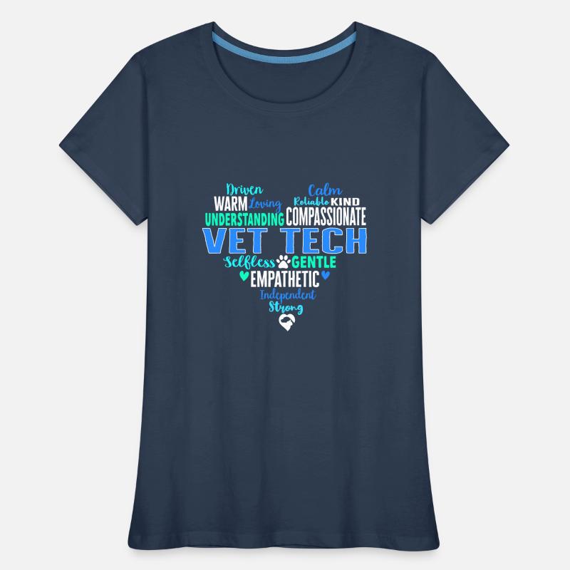 Vet Tech Veterinary Veterinary Technician Women's Premium Organic T-Shirt