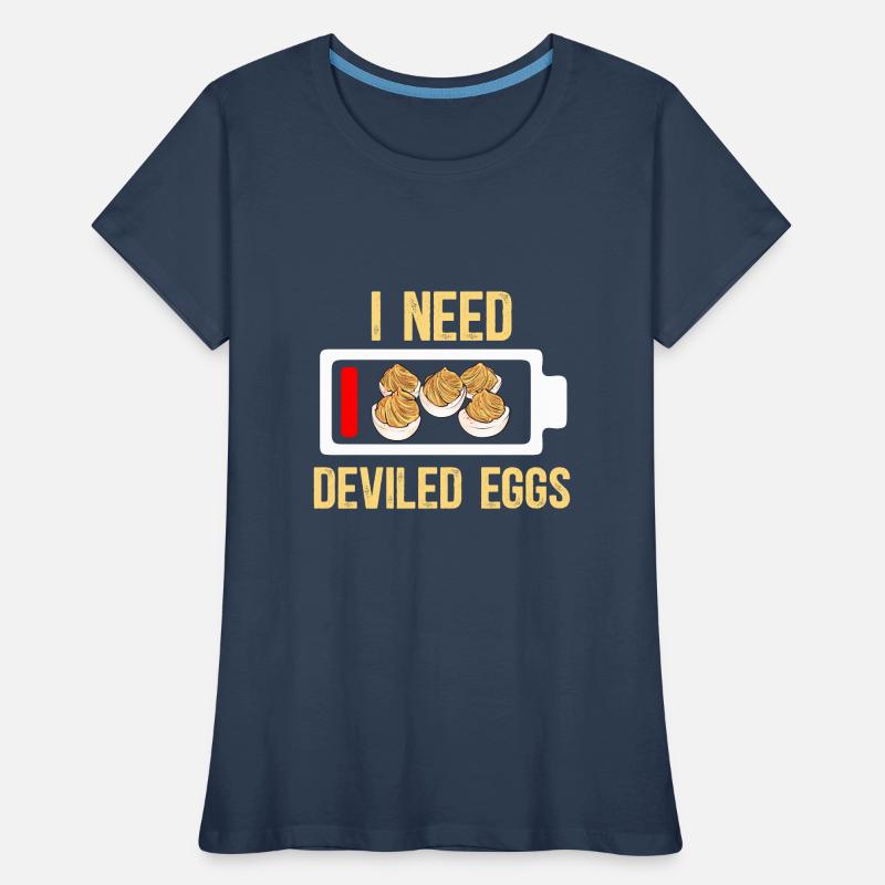 Stuffed Eggs Deviled Eggs Women's Premium Organic T-Shirt