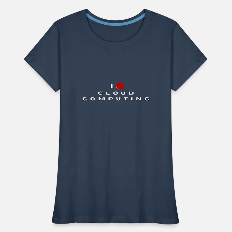 I hate Cloud computing Women's Premium Organic T-Shirt
