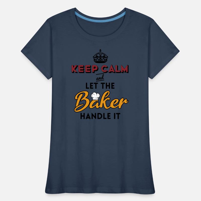 bäcker backstube bäckerin spruch sprüche kneter Frauen Premium Bio T-Shirt