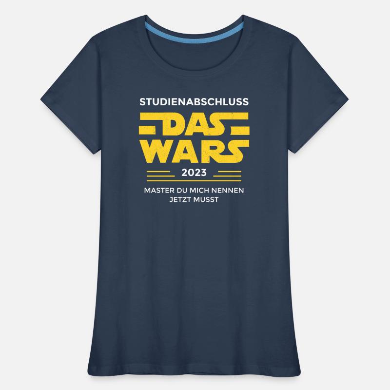 Studium Master Abschluss 2023 das wars Geschenk Frauen Premium Bio T-Shirt
