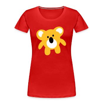 koala - Frauen Premium Bio T-Shirt - Navy - Vorne - Mia (176cm)