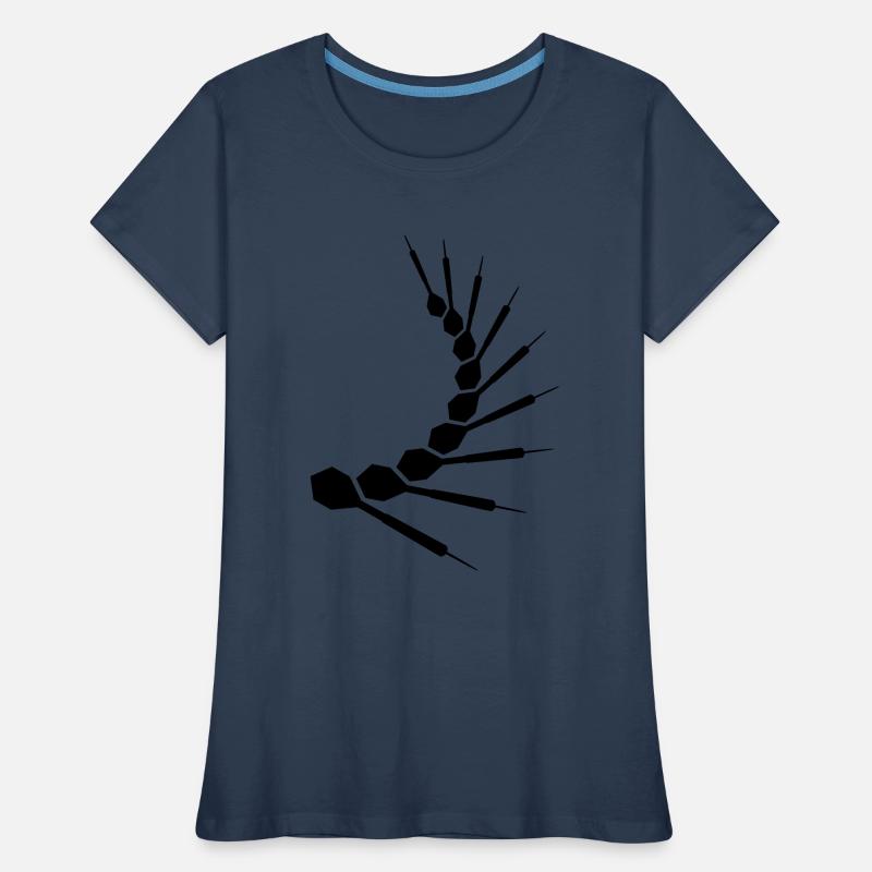 Dart Pattern T-shirt bio Premium Femme